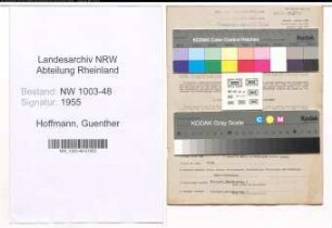 Entnazifizierung Guenther Hoffmann , geb. 04.08.1907 (Handelsvertreter)