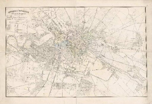 Grundriss von Berlin : nach den neusten Bestimmungen entworfen und gezeichnet