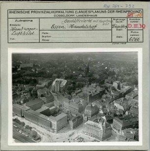 Essen, Hauptpostamt, Innenstadt