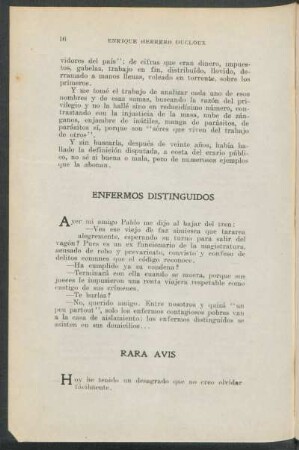 Enfermos distinguidos