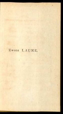 Zwote Laune