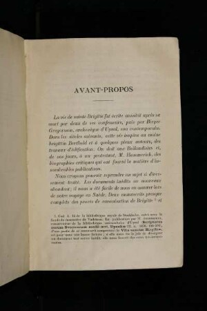 Avant-Propos