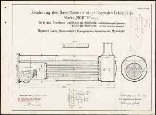 Feststehender Dampfkessel der Öl- und Sägemühle Ludwig Glatz in Seelbach