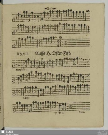 XXVII. Lasst uns jauchzen lasst uns singen