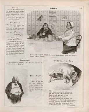 "Lakonisch" "Protzen-Schmerz" "Der Weise und der Narr"