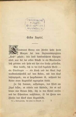 Der Fluch von Braneck : Roman von E. von Wald-Zedtwitz, 1