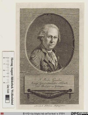 Bildnis Johann Friedrich Gmelin