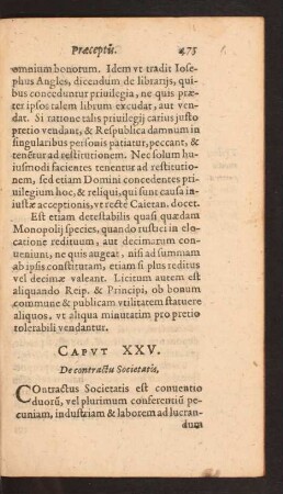 Capvt XXV. De contractu Societatis.