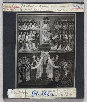 München, Staatsbibliothek, Clm 4452 (Perikopenbuch Heinrichs II.), Fol.202r: Jüngstes Gericht
