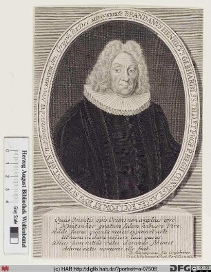Bildnis Heinrich Brandanus Gebhardi