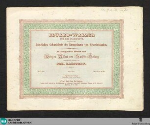 Eduard-Walzer : für das Pianoforte; 82stes Werk