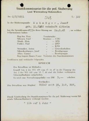 Schmöger, Josef