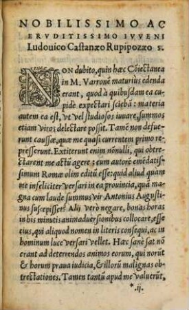 Iosephi Scaligeri Ivlii Caesaris Filii Coniectanea In M. Terentium Varronem de lingua Latina : Ad ... iuuenem Ludouicum Castanaeuni Rupipozaeum