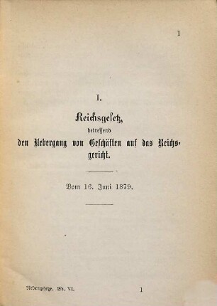 Reber's Ausgabe der Justizgesetze, 6