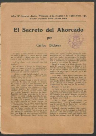 1922019500: El secreto del ahorcado