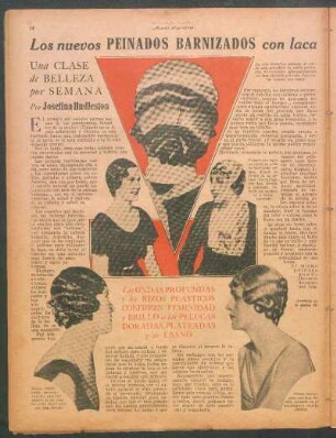 Los nuevos peinados barnizados con laca : Una clase de belleza por semana