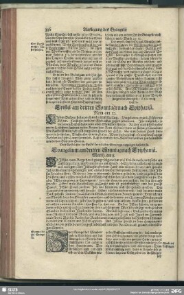 Epistel am dritten Sonntage nach epiphaniä. Matth. am 8