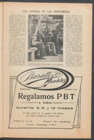 Una joyería en las trincheras