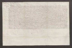 Schuldbrief des Bischofs Philipp von Speyer gegenüber den Fabrik- und Baumeistern des Domstifts Speyer über 400 Gulden zu 4,5 Prozent.