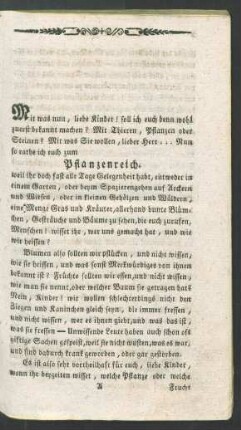 Pflanzenreich.