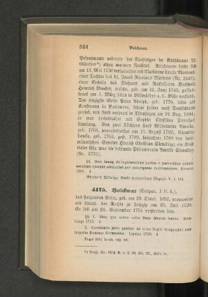 4175. Volckmar (Caspar, J. U. L.)