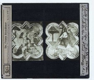 Gaddi (Taddeo), Bilddekorationen des Sakristeischrankes von S. Croce (Florenz Akad.) : Ausschnitte