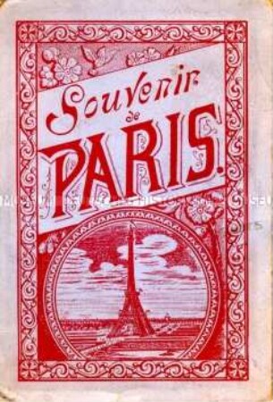 Leporello mit Ansichten aus Paris