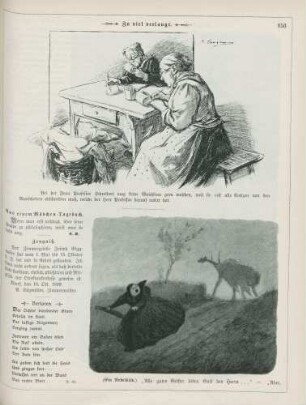 "Zu viel verlangt" "Ein Nebelbild"