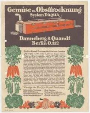 Gemüse- und Obsttrocknung