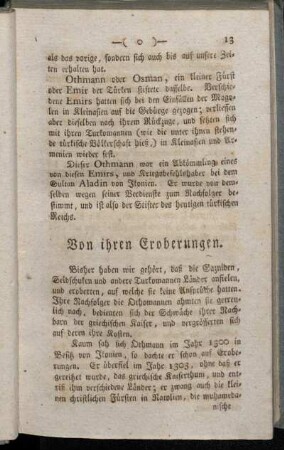 Von ihren Eroberungen.
