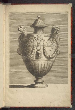 Vase mit Löwenköpfen (Stella, Livre de Vases, 2)