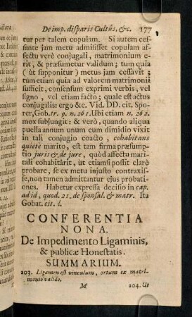 177-200, Conferentia Nona