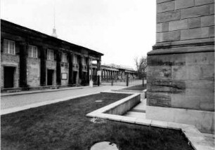 Zugemauerte Kolonnade auf der Museumsinsel