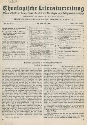 81-94 Exercitia spiritualia in der evangelischen Kirche