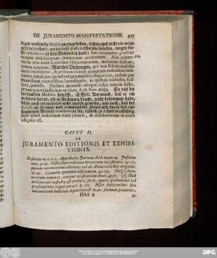 Caput II. De Iuramento Editionis Et Exhibitionis.