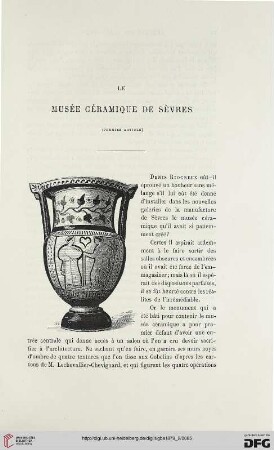 2. Pér. 20.1879: Le musée céramique de Sèvres, [1]