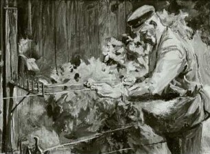Der Seiler : Der Seiler, Gemälde, um 1900