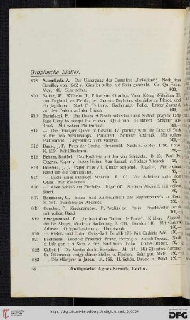 Graphische Blätter (Nr. 808-880)