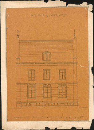 Sparkassengebäude Staufen; Seitenansicht