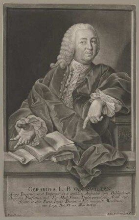 Bildnis des Gerardvs L.B. van Swieten