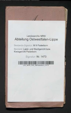 Erblasser: Grote, Johann Wilhelm: