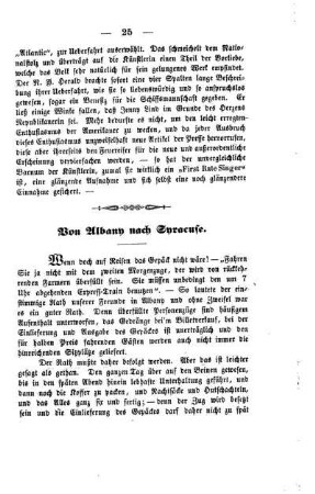 Von Albany nach Syracuse