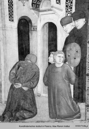 Kapellenausmalung : Nikolausszenen : Der heilige Nikolaus rettet unschuldig Verurteilte