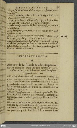 Iurisprudentiae