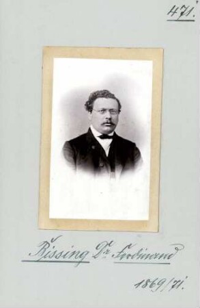Bissing, Ferdinand, Katholische Volkspartei / Zentrum