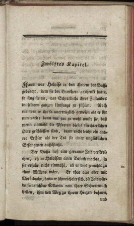 Zwölftes Kapitel. - Siebenzehntes Kapitel.