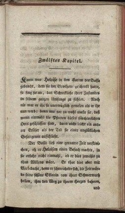 Zwölftes Kapitel. - Siebenzehntes Kapitel.