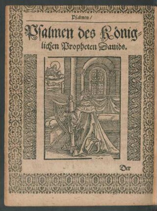 Psalmen des Königlichen Propheten Davids.