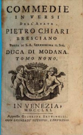 Commedie In Versi, 9