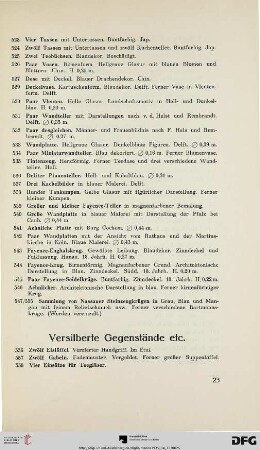 Versilberte Gegenstände etc. (Nr. 556-566)
